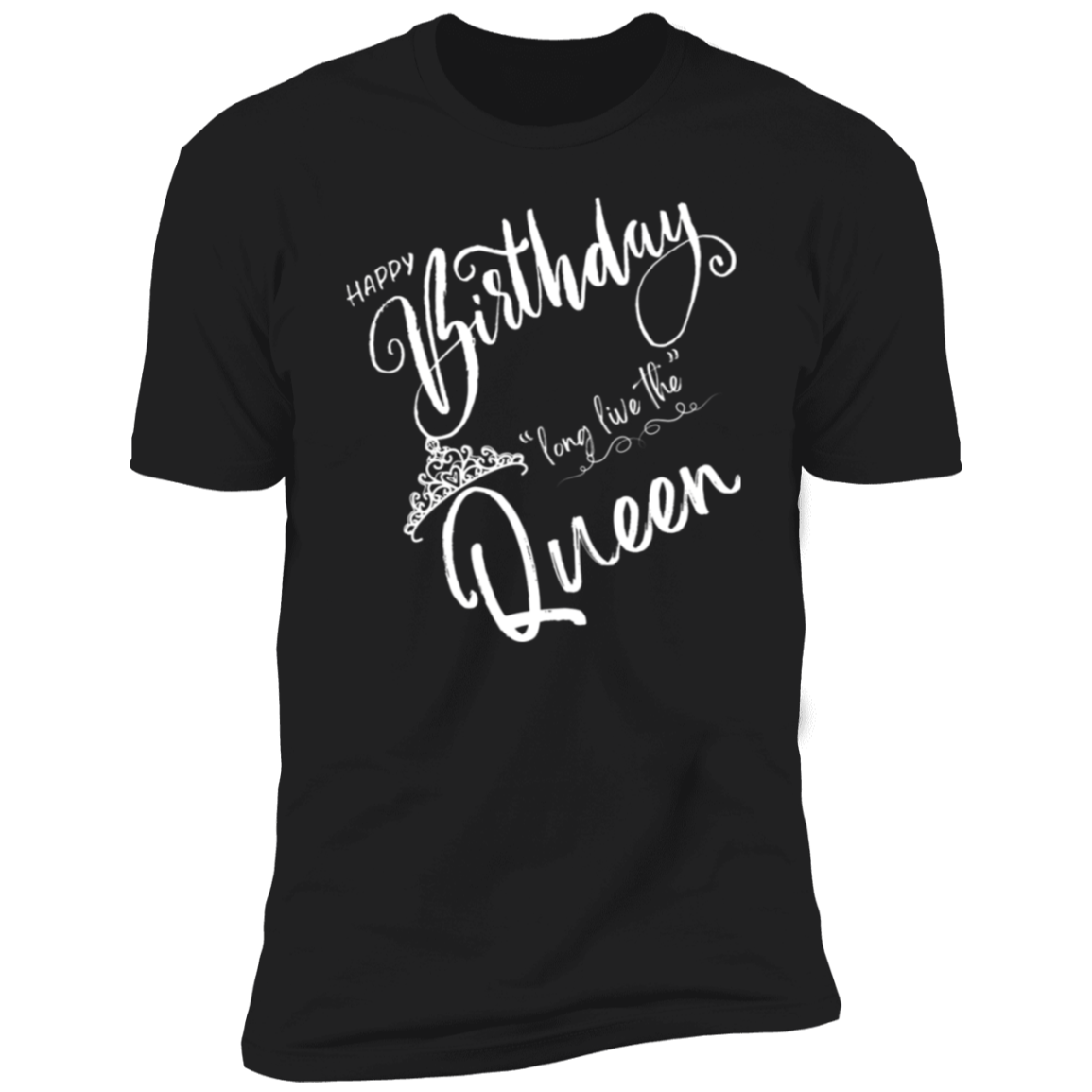 Women's Happy Birthday Queen Premium Short Sleeve T-Shirt