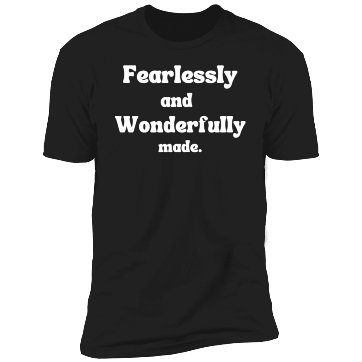 Men/Women Unisex "Fearlessly and Wonderfully Made" Premium Short Sleeve T-Shirt