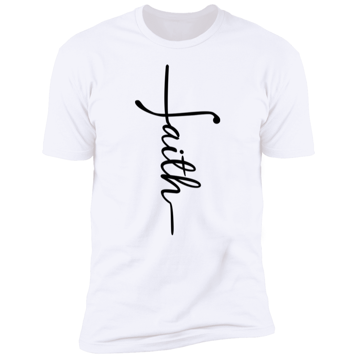 Men/Women Unisex "Faith" Premium Short Sleeve Faith-Based T-Shirt