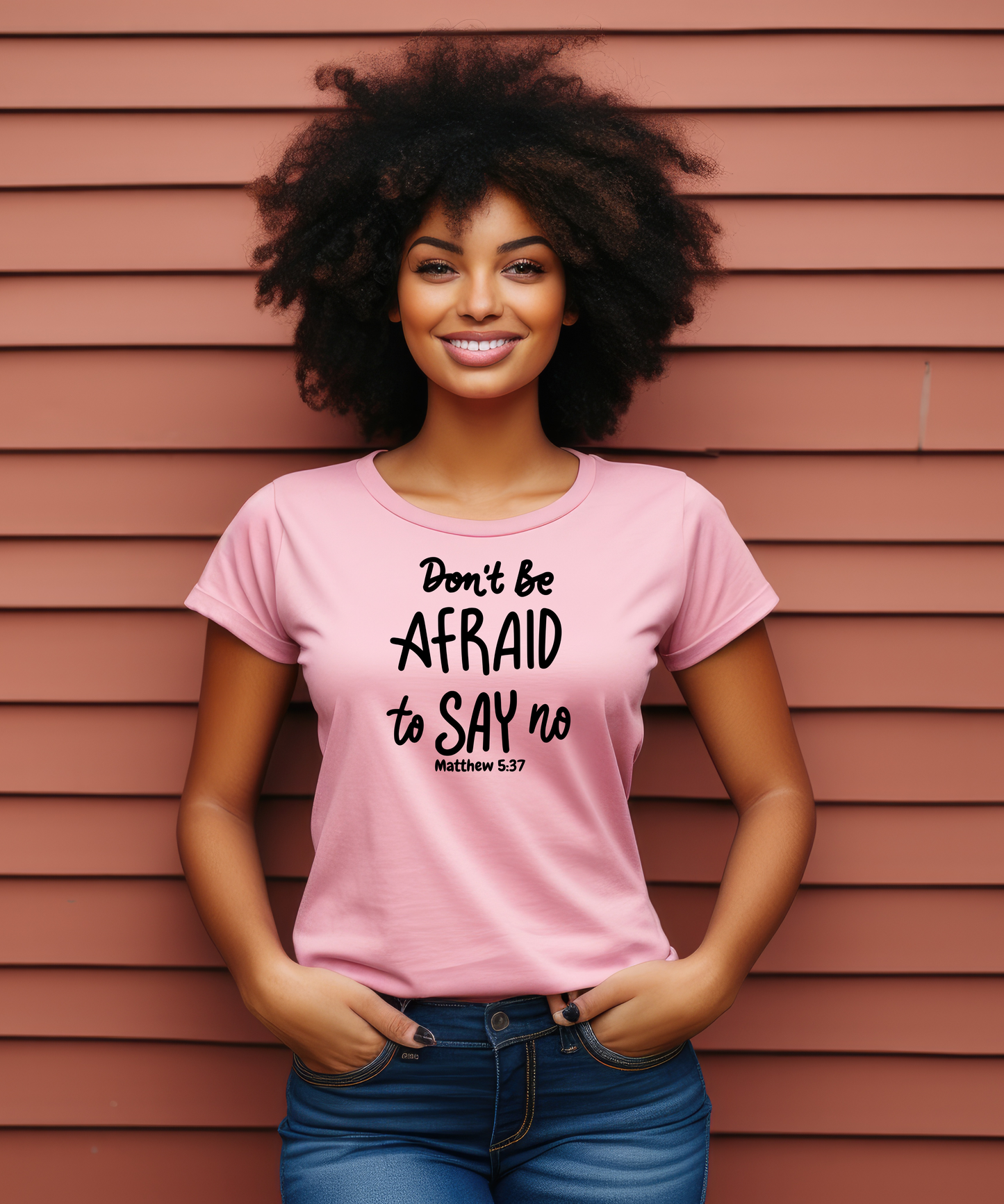 Don't Be Afraid to Say No! Unisex Jersey Short Sleeve Tee Shirt