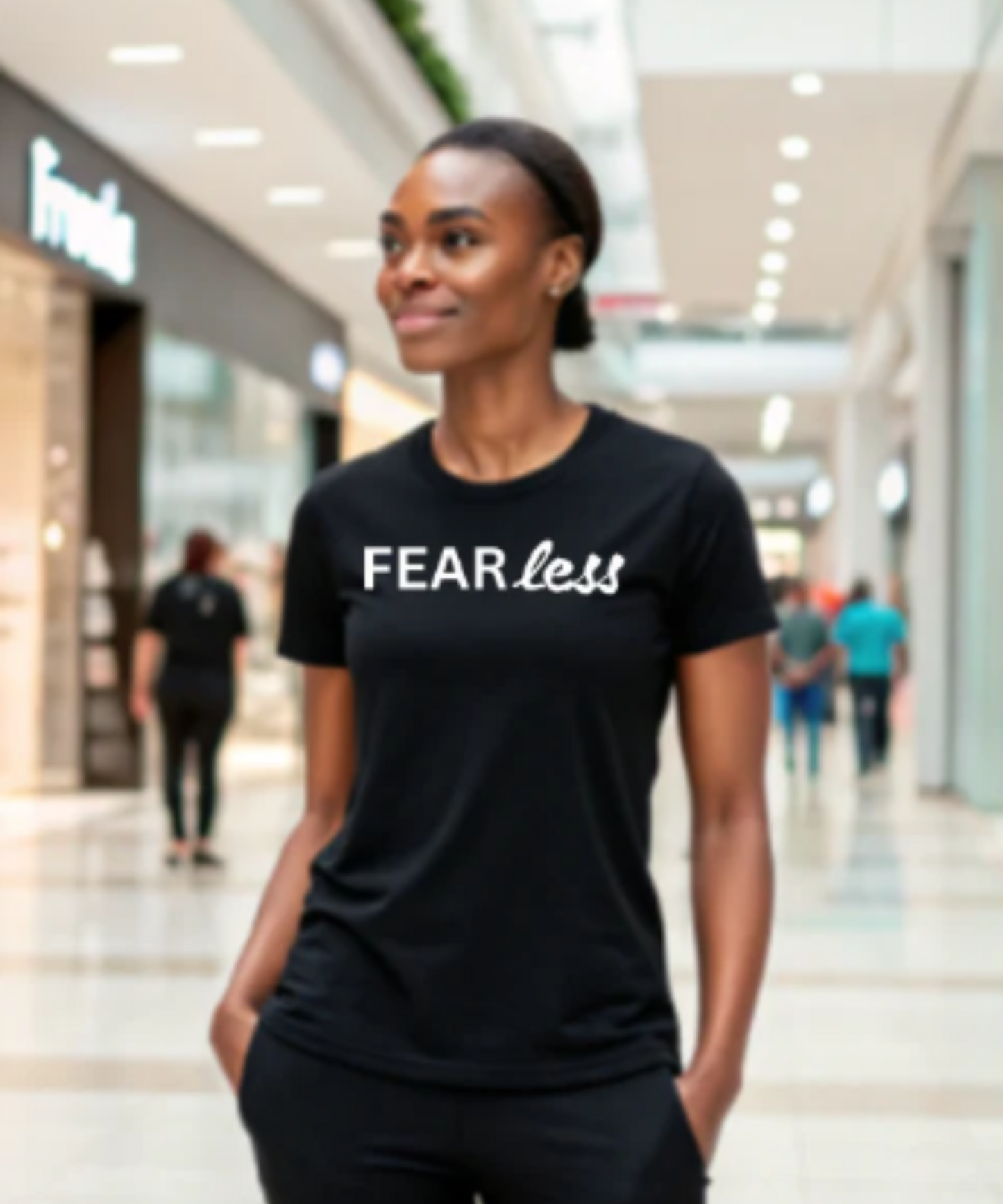Men/Women Unisex "Fearless" Short Sleeve Tee