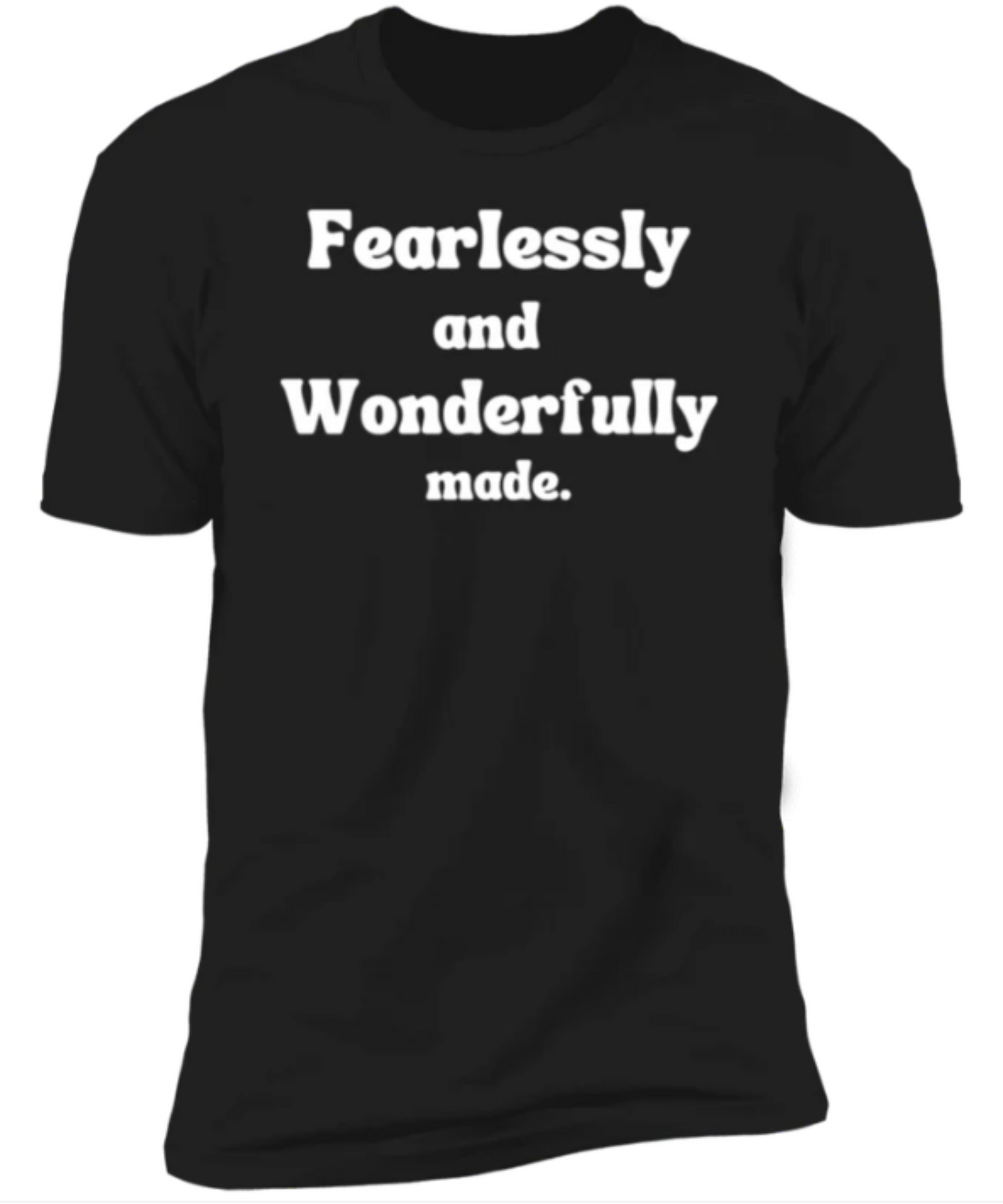 Men/Women Unisex "Fearlessly and Wonderfully Made" Premium Short Sleeve T-Shirt