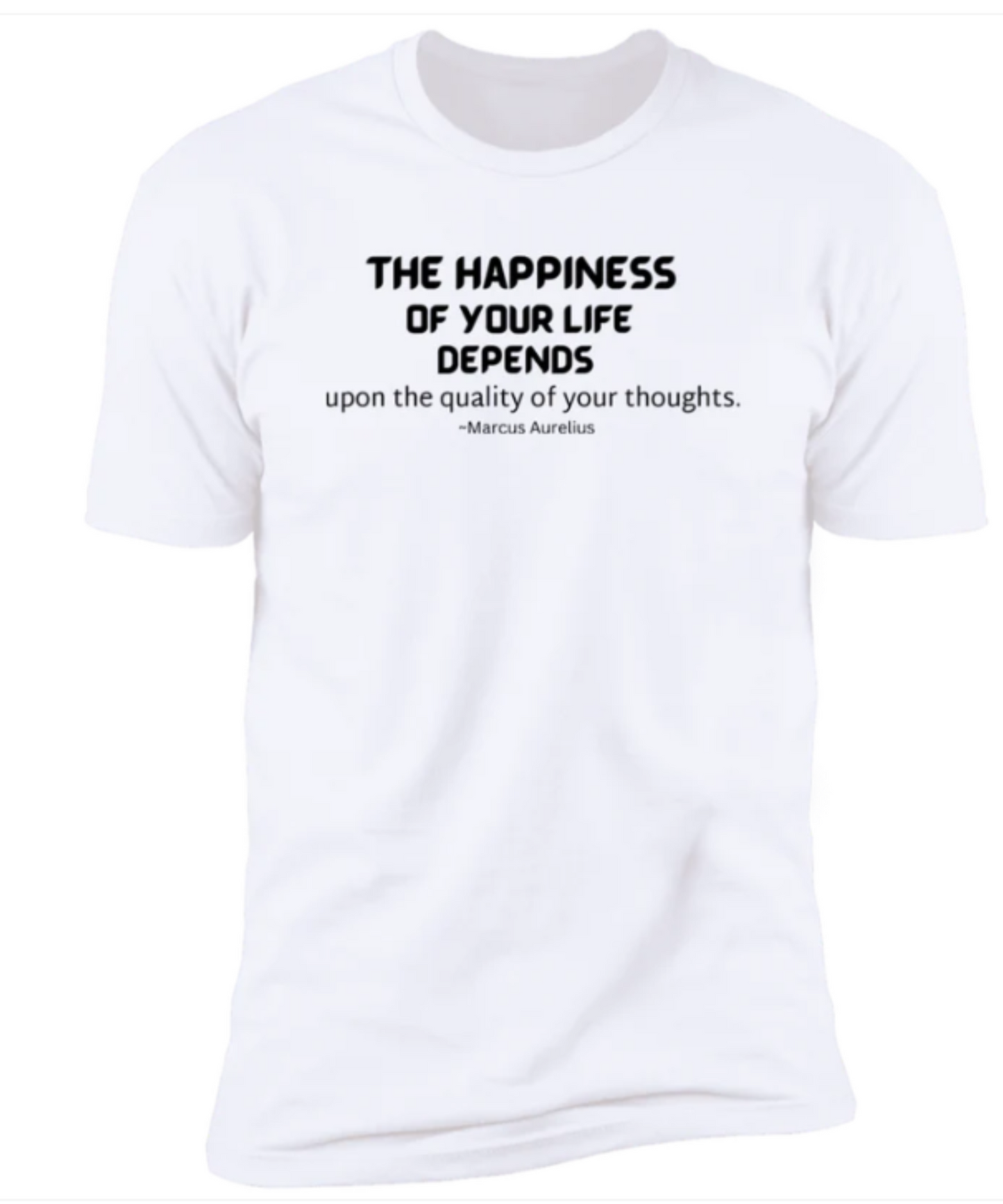 Men/Women Unisex "Happiness Depends...Short Sleeve Bible - Tees