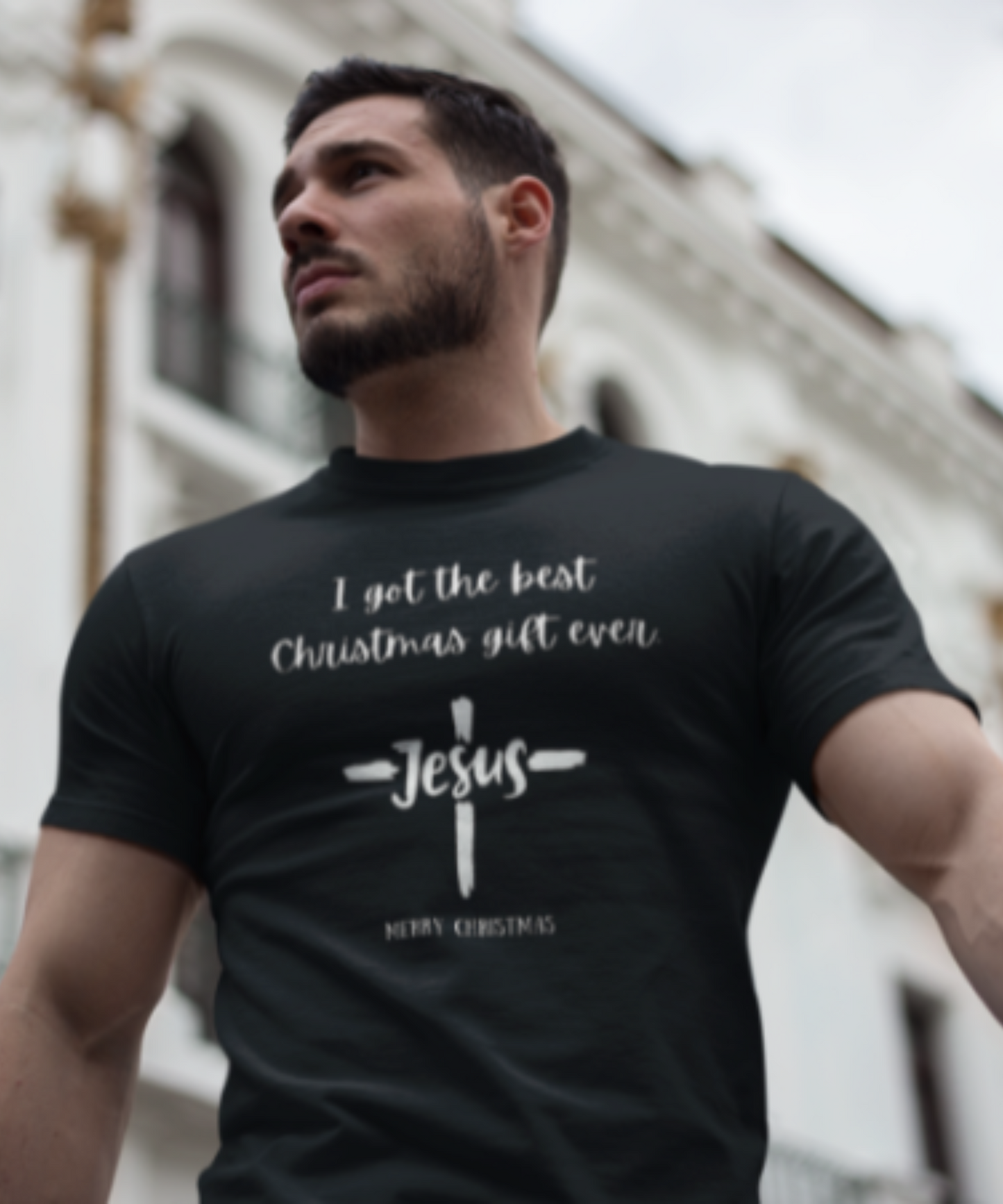 Men/Women Unisex "I got the best Christmas gift ever" Premium Short Sleeve T-Shirt