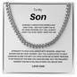 My Son the Man Cuban Link Chain