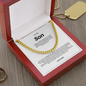 To My Son the Man Cuban Link Chain 1