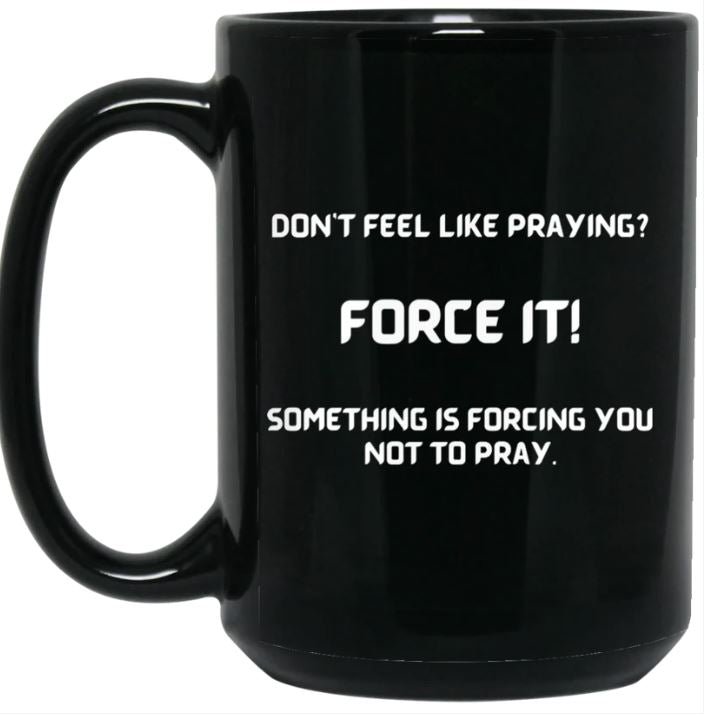 FORCE IT 15 oz. White Mug