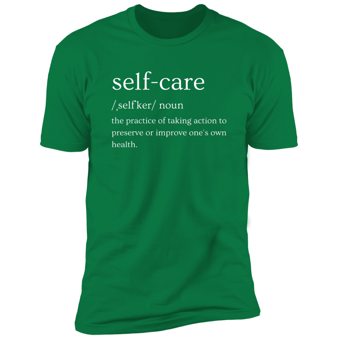 Men/Women Unisex "Self-Care" Premium Short Sleeve Faith-Based T-Shirt