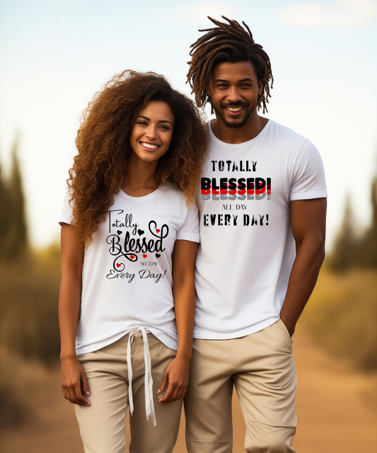 Men Totally Blessed Unisex Jersey Short-Sleeve T-Shirt