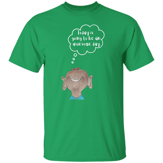Today is going to be an awesome day Youth 5.3 oz 100% Cotton T-Shirt