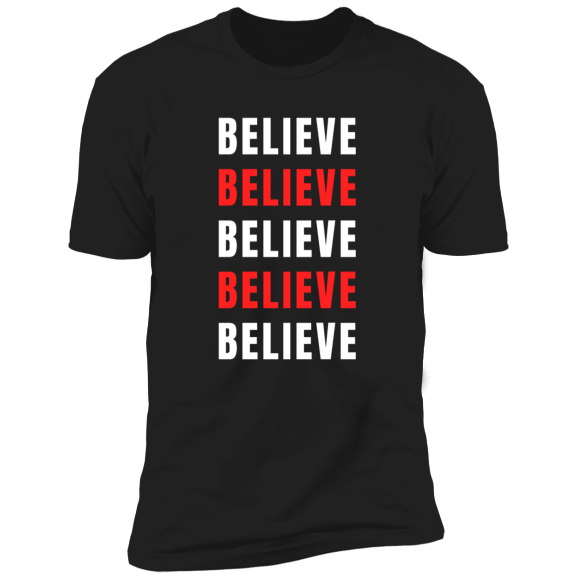 Men/Women Unisex "Believe"  Premium Short Sleeve T-Shirt