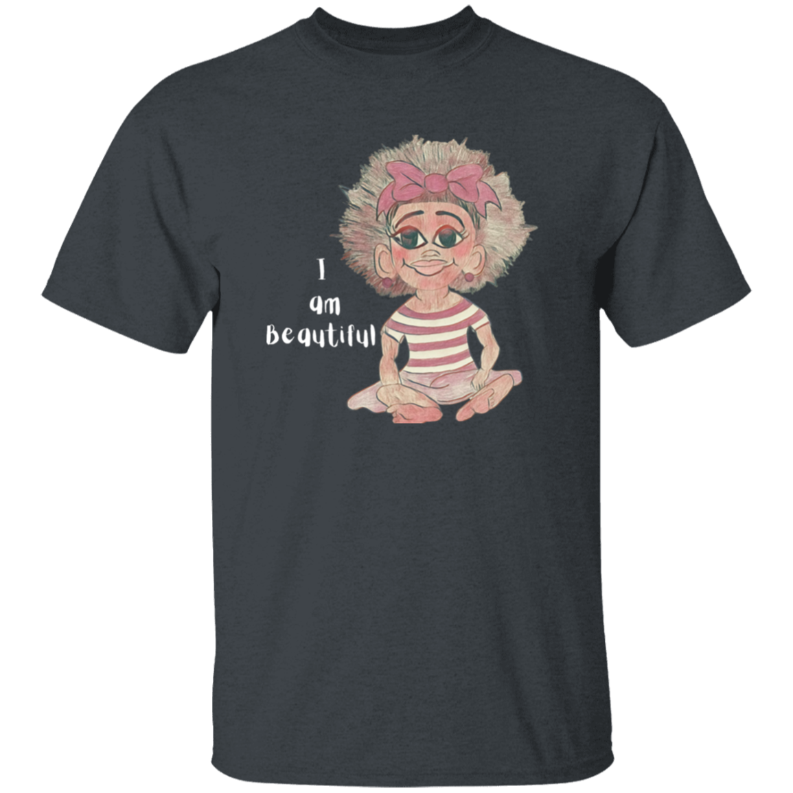 I am Beautiful Youth 5.3 oz 100% Cotton T-Shirt