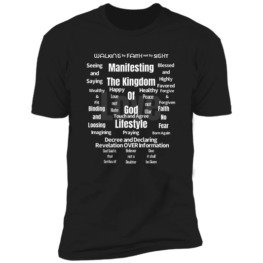 Manifesting the Kingdom of God Short Sleeve Bible - Tees Men/Women Unisex