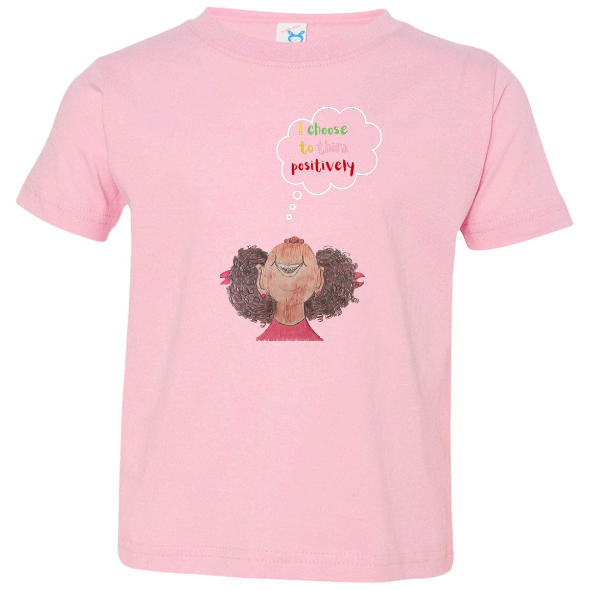 I choose to think positively Toddler Jersey T-Shirt