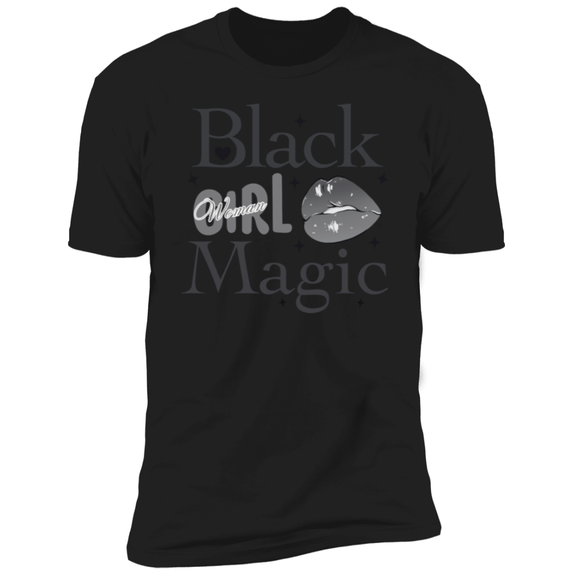 Women's Black Queen  Premium Short Sleeve T-Shirt -Black