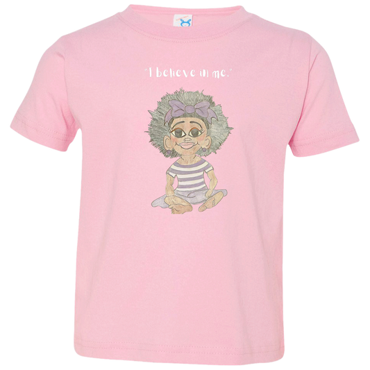 I believe in me Toddler Jersey T-Shirt