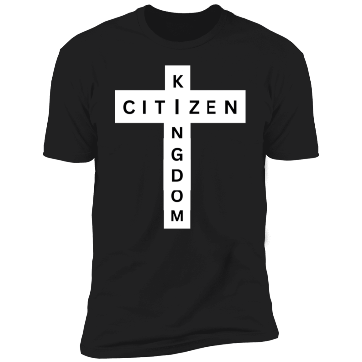 Men/Women Unisex "Kingdom Citizen" Short Sleeve Faith-Based Tee Shirt