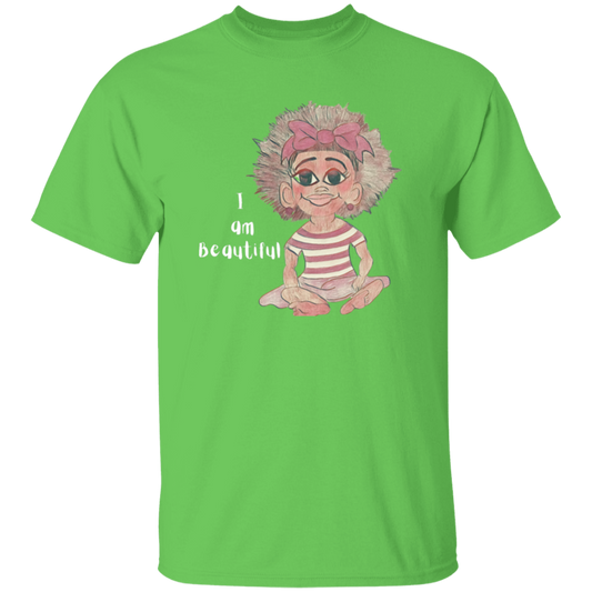I am Beautiful Youth 5.3 oz 100% Cotton T-Shirt