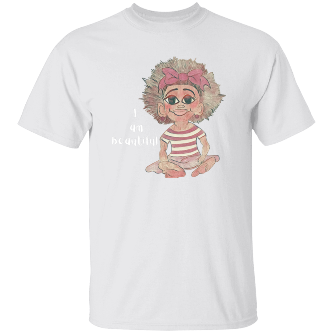 I am Beautiful Youth 5.3 oz 100% Cotton T-Shirt