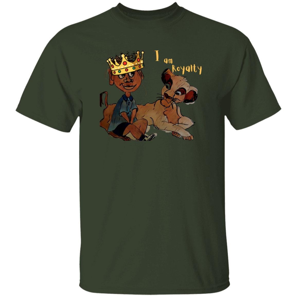 I am Royalty Youth 5.3 oz 100% Cotton T-Shirt