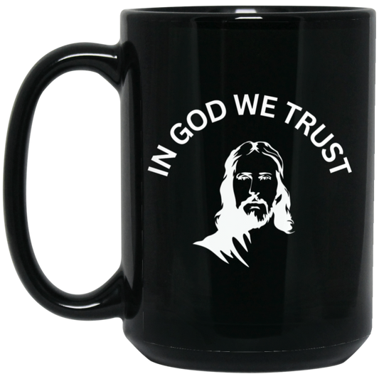 In God We Trust 15oz Black Mug