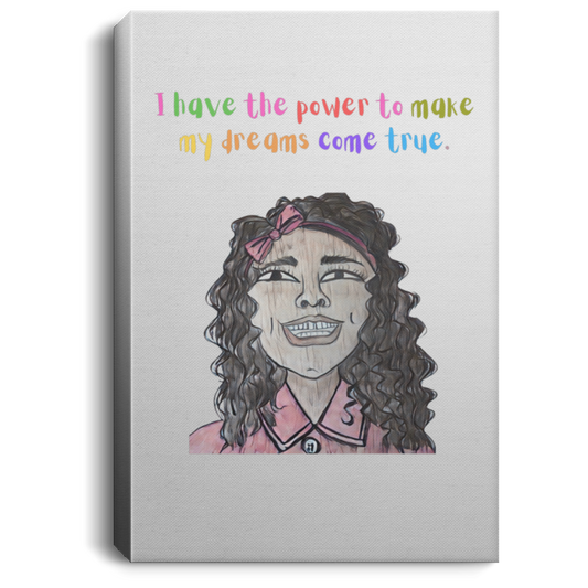 I have the power Portrait Canvas .75in Frame