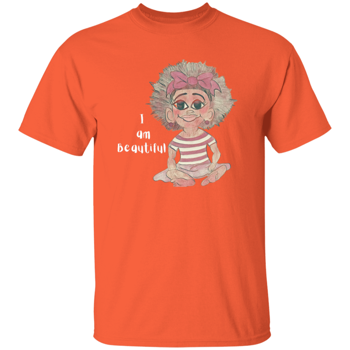 I am Beautiful Youth 5.3 oz 100% Cotton T-Shirt