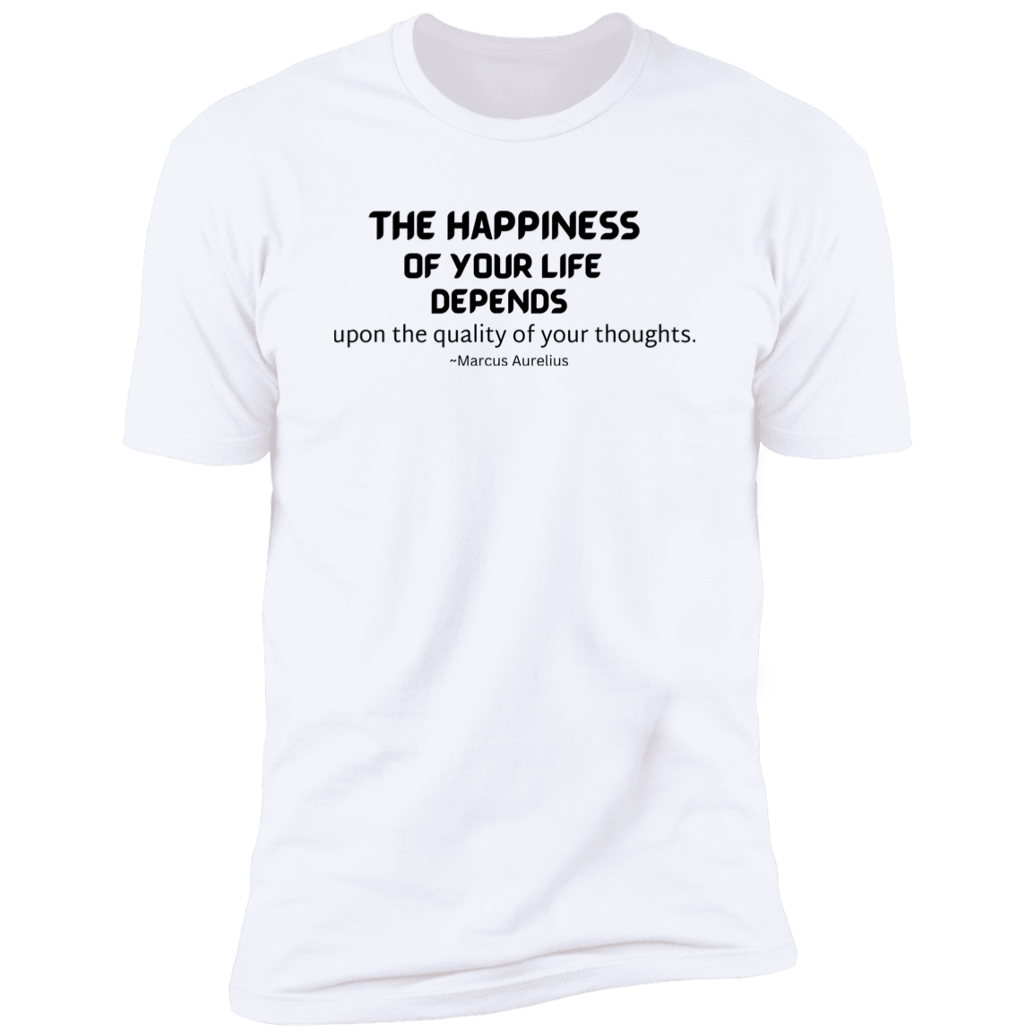 Men/Women Unisex "Happiness Depends...Short Sleeve Bible - Tees