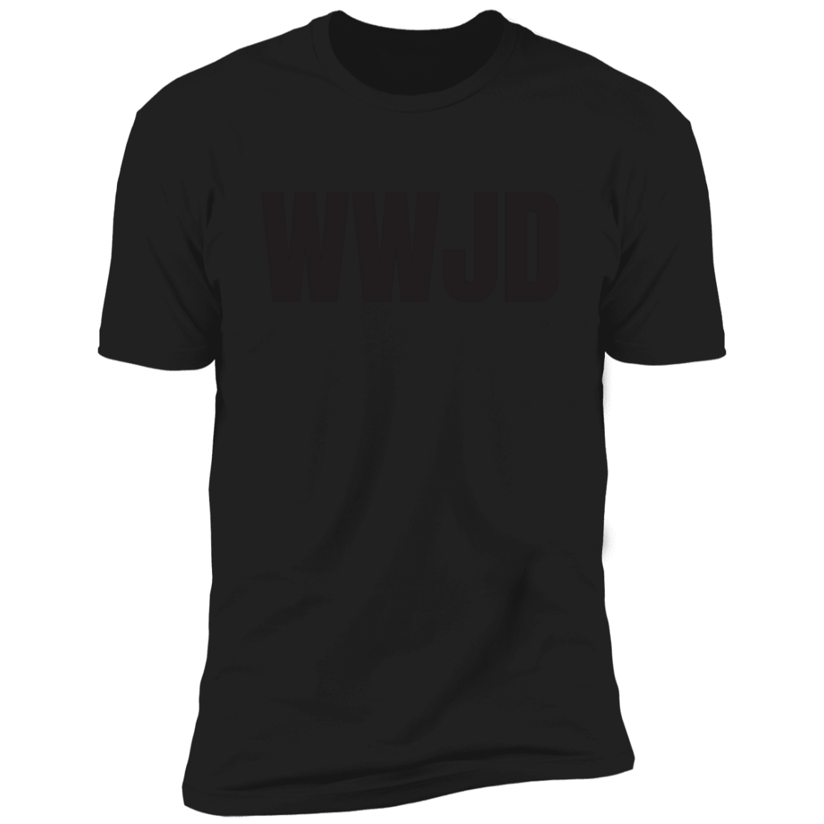Men/Women Unisex "WWJD" Faith-Based Premium Short Sleeve Faith-Based T-Shirt