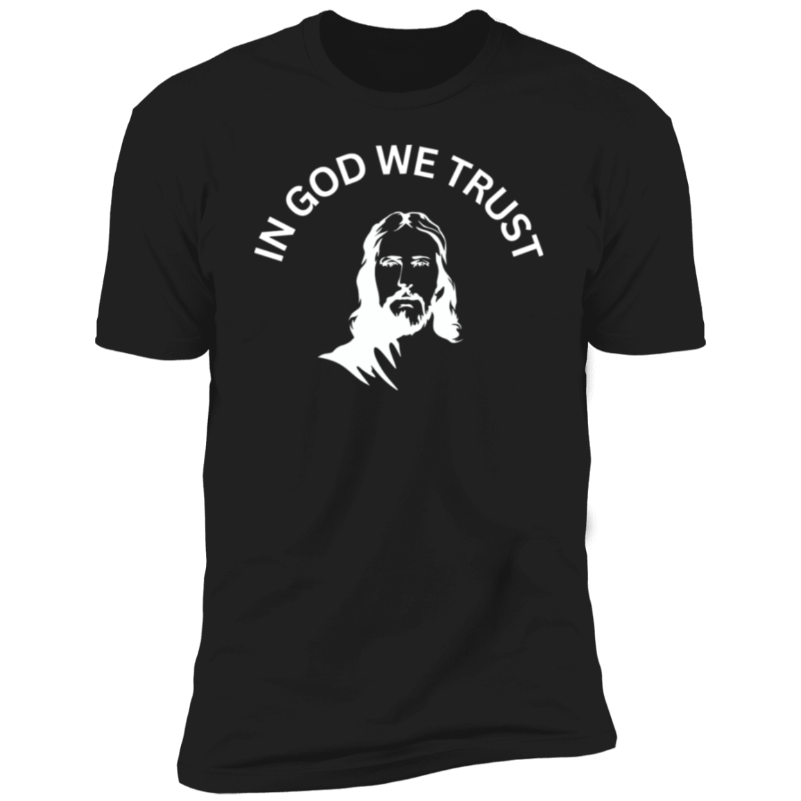 Men/Women Unisex "In God We Trust" Black Short Sleeve Faith-Based T-Shirt