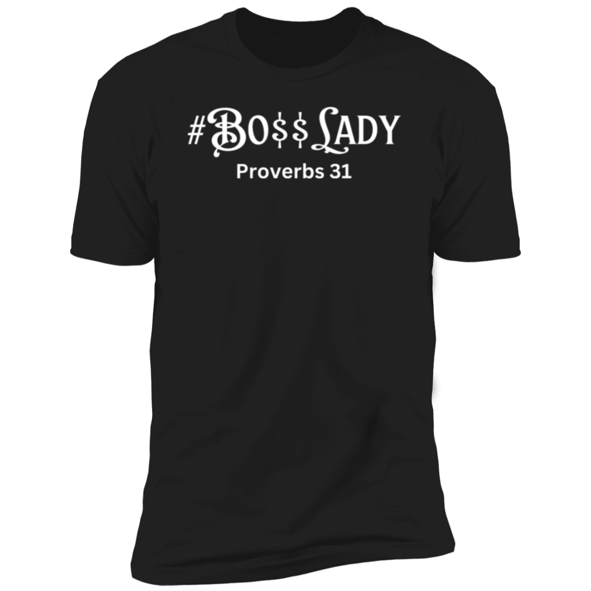 Women Boss Lady Biblical Tees Premium Short Sleeve T-Shirt