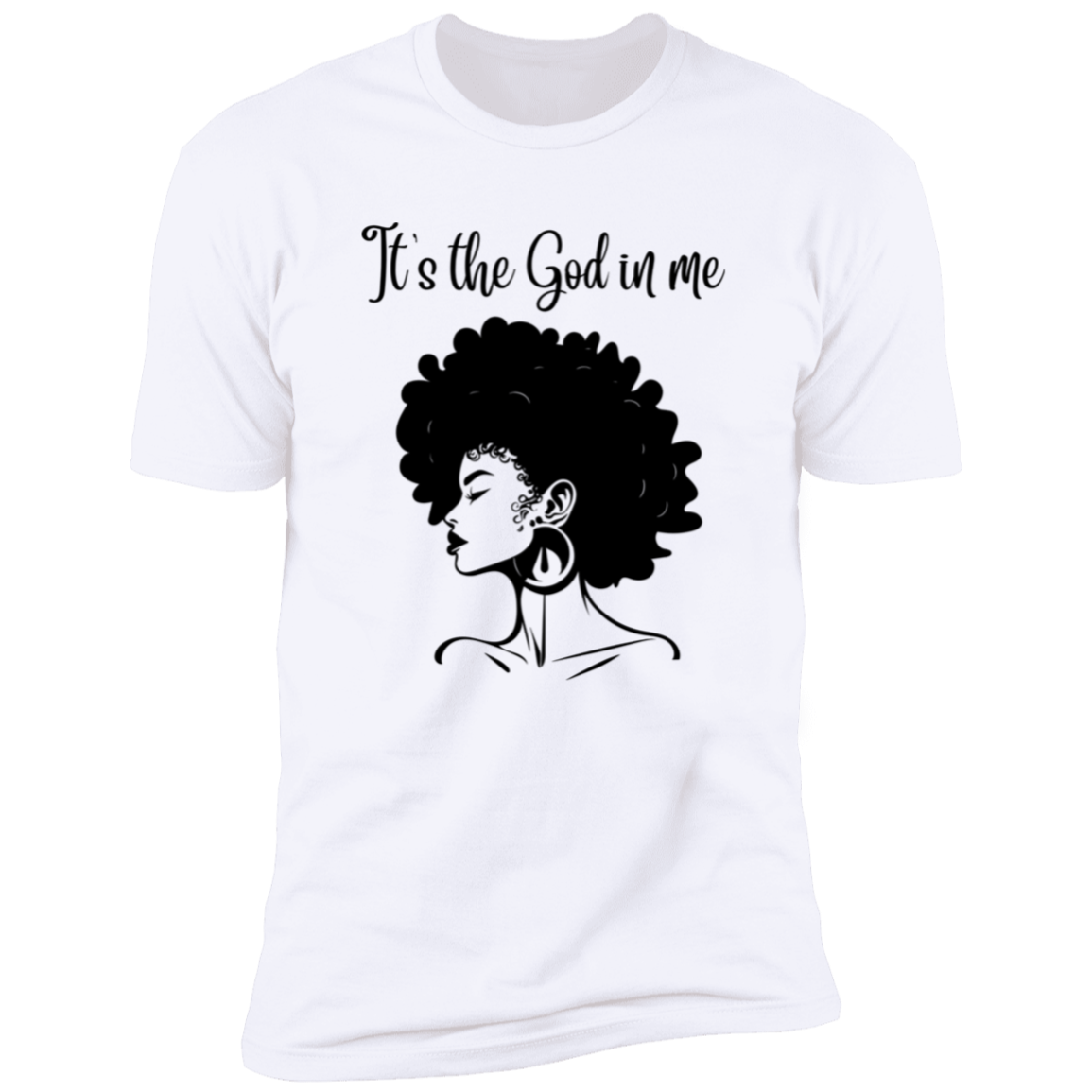 Women "It's the God in me" Premium Short Sleeve T-Shirt