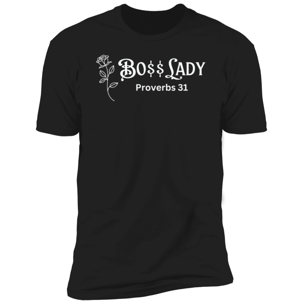 Women Boss Lady Biblical Tees Premium Short Sleeve T-Shirt