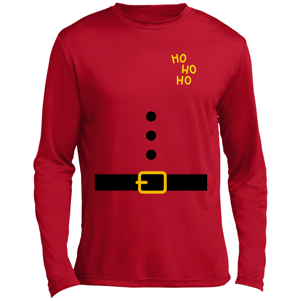 HO HO HO! Long Sleeve Performance Tee