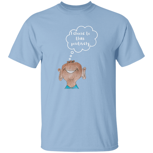 I choose to think positively. Youth 5.3 oz 100% Cotton T-Shirt
