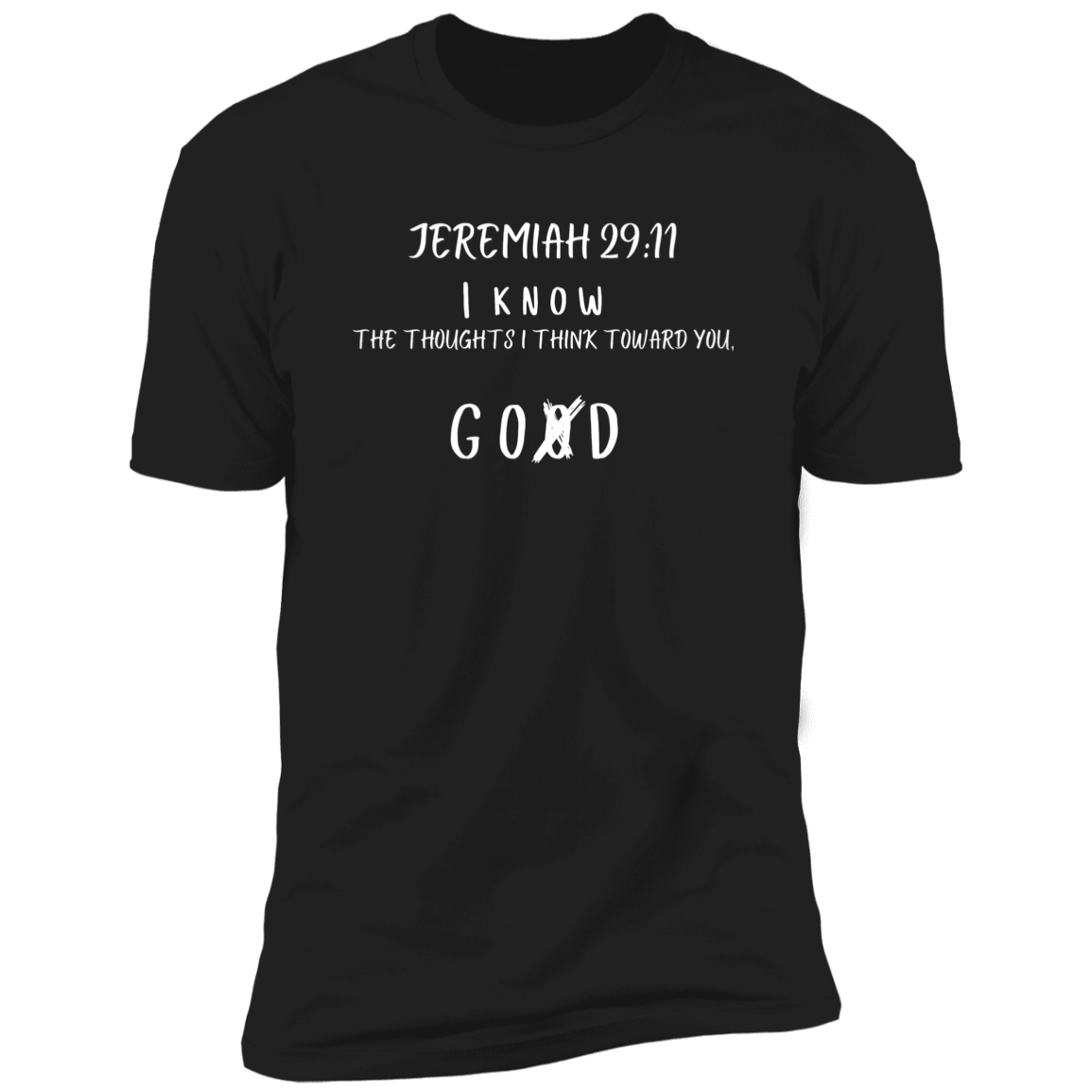 Men/Women Unisex I think toward you Good Men & Women Bible Verse Christian Short Sleeve Bible - Tees