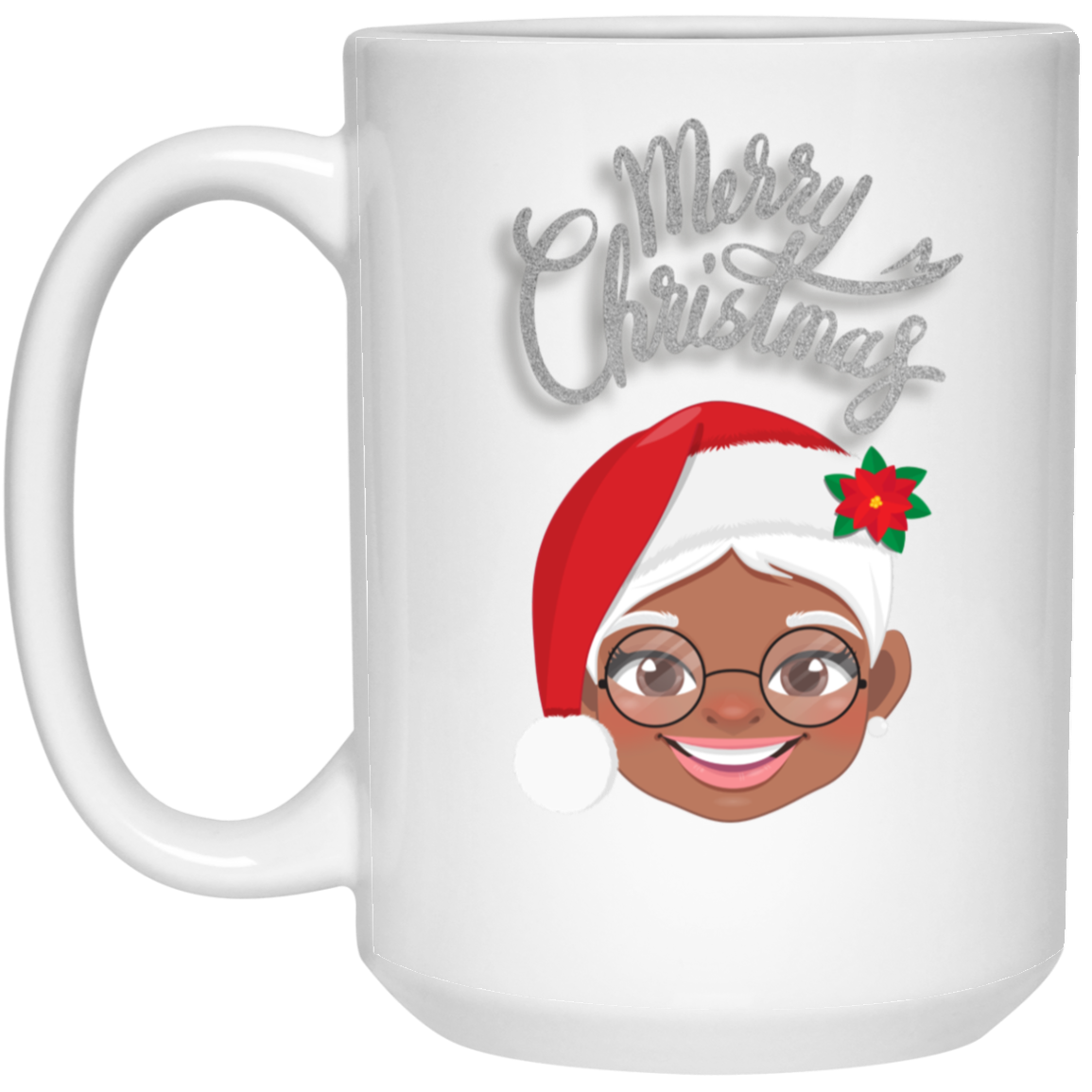 Mrs. Claus Merry Christmas 15oz Mug