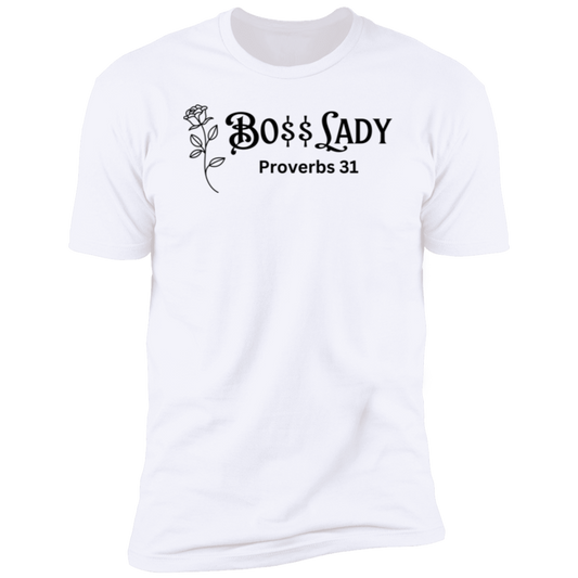 Women Boss Lady Biblical Tees Premium Short Sleeve T-Shirt