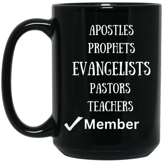 Member 15oz gloss ceramic mug