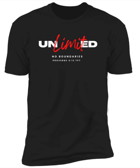 Men/Women Unisex "Unlimited" Short Sleeve Faith-Based T-Shirt
