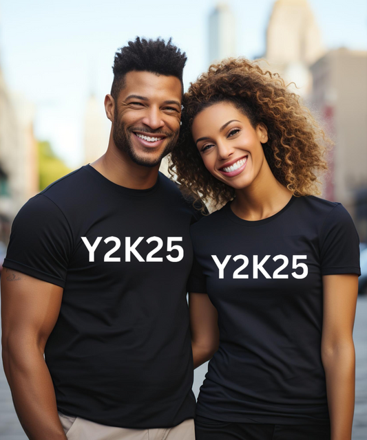 Men & Women Y2K25 Unisex Couple Tees Premium Short Sleeve T-Shirt