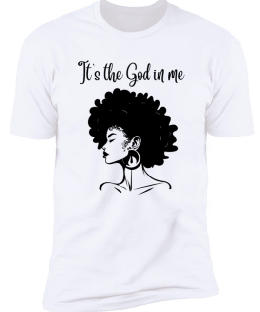 Women "It's the God in me" Premium Short Sleeve T-Shirt