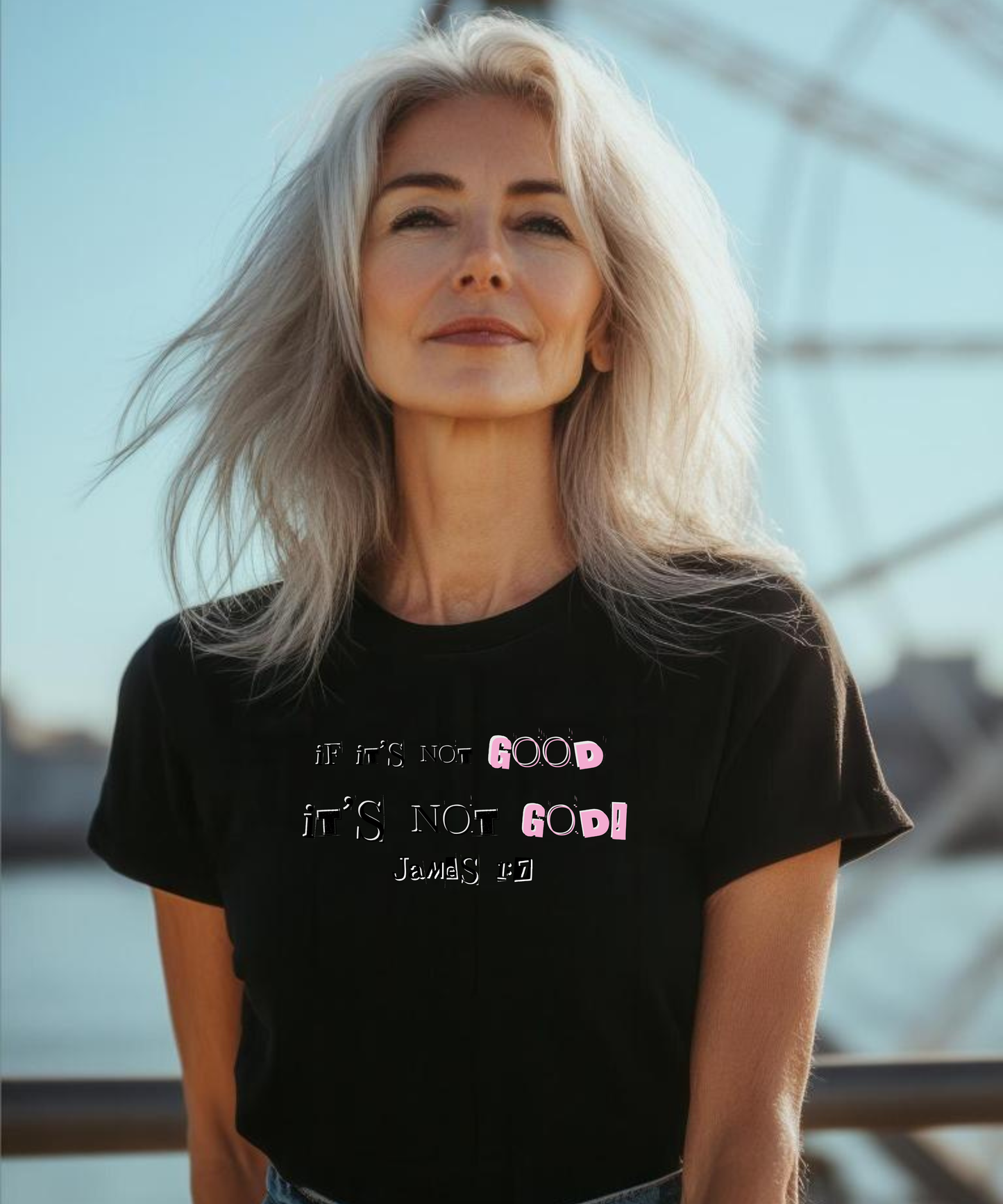 Women's Good God 3001C Bella + Canvas Unisex Jersey Short-Sleeve T-Shirt