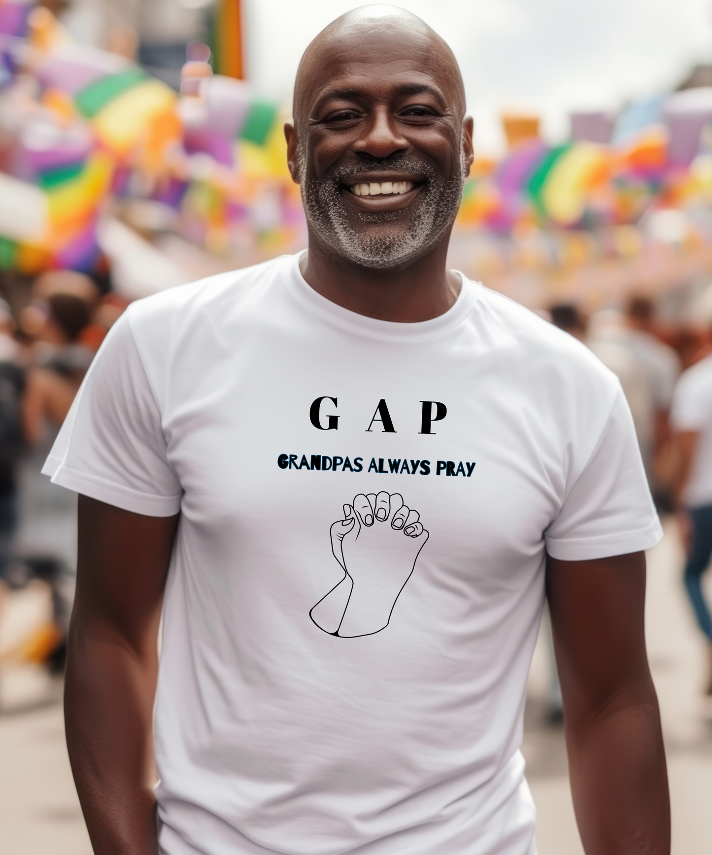 GAP GrandPas Always Pray 3001C Bella + Canvas Unisex Jersey Short-Sleeve T-Shirt