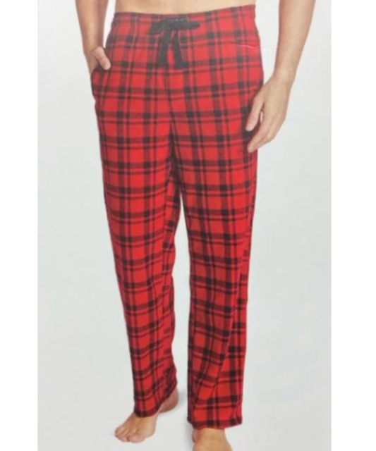 LUCKY BRAND Men's Christmas Chili Pepper  Sleep Fleece Pant