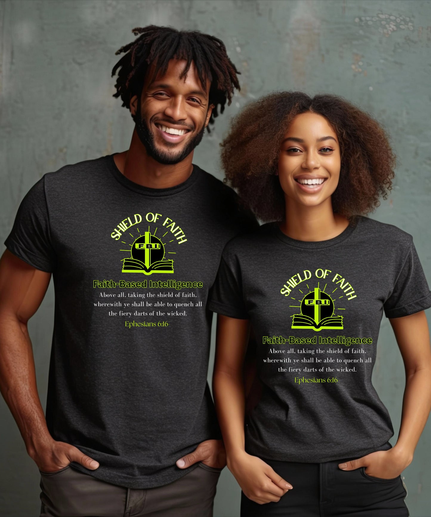 SHIELD OF FAITH 3001C Bella + Canvas Unisex Jersey Short-Sleeve T-Shirt