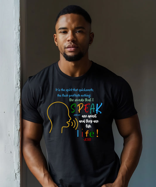 Speak Life 3001C Bella + Canvas Unisex Jersey Short-Sleeve T-Shirt