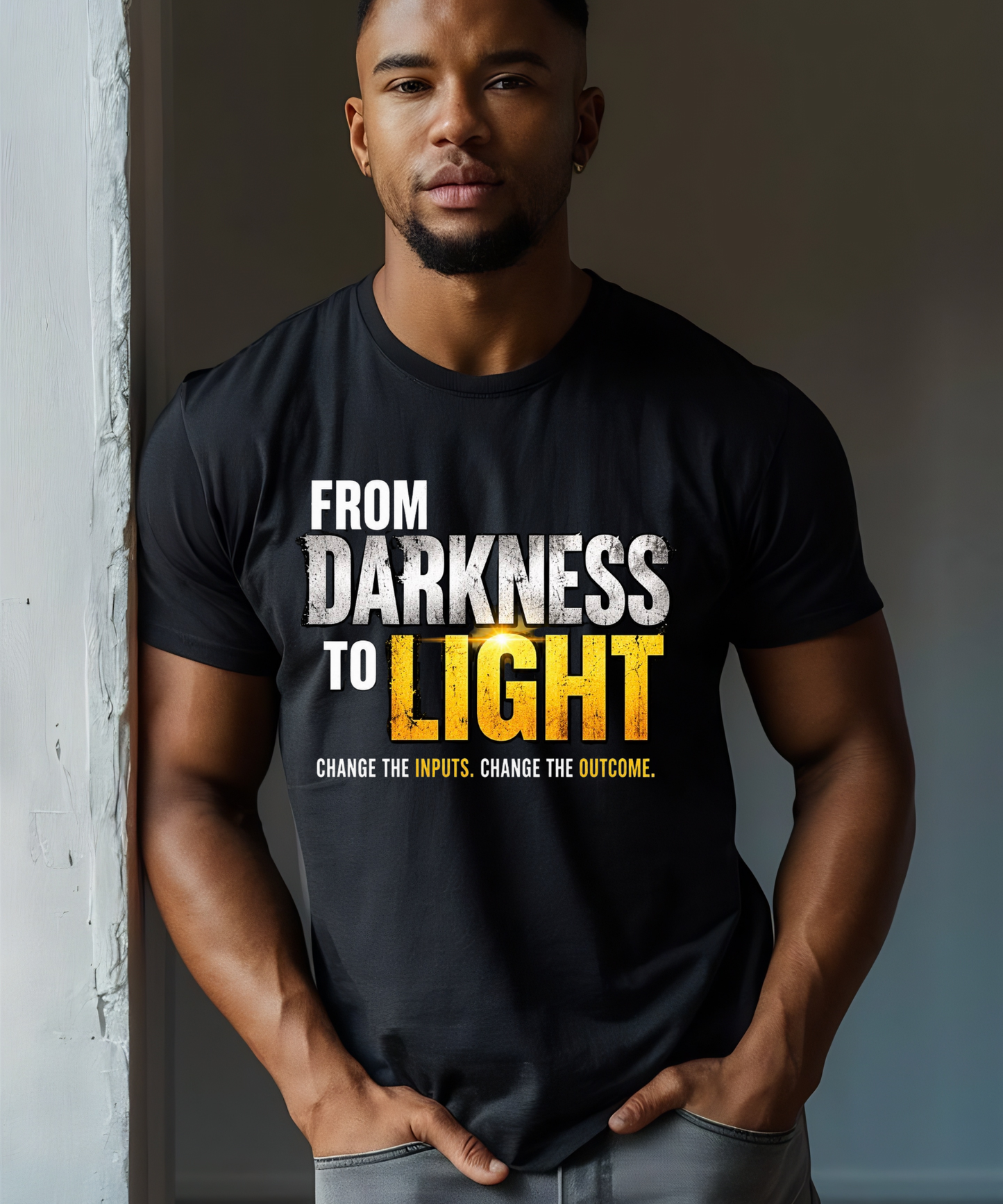 From Darkness to Light Bella + Canvas Unisex Jersey Short-Sleeve T-Shirt