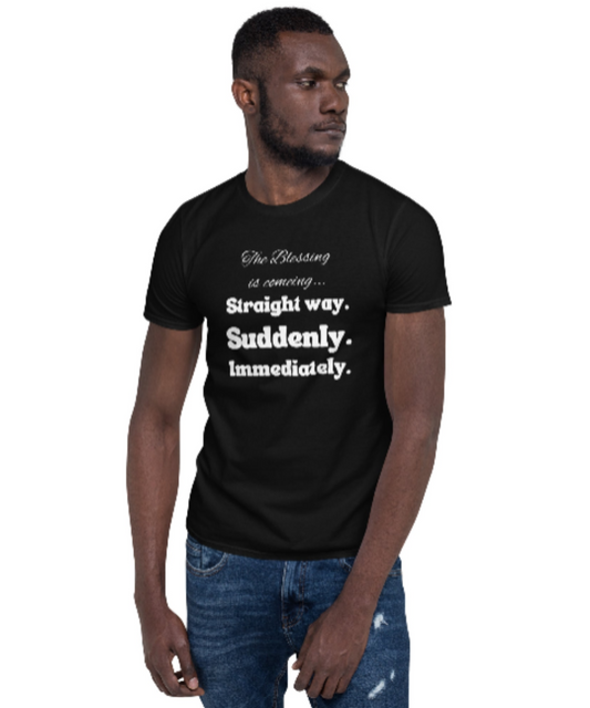 Men/Women Unisex "The Blessing" Short-Sleeve Faith-Based T-Shirt