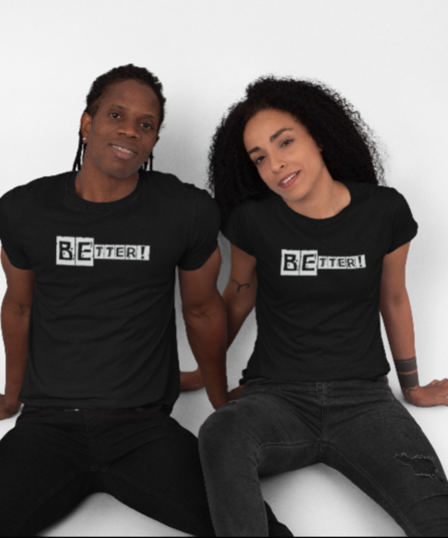 Men/Women's Unisex "Be Better" Premium Short Sleeve T-Shirt - Black